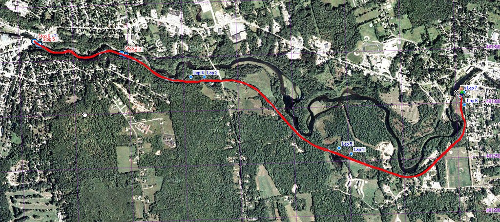Tilton NH Rail Trail 2010 0465.jpg - The trail as captured by the Garmin.